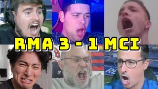 BEST COMPILATION | REAL MADRID VS MAN CITY 31 | PART 3 | LIVE REACTIONS | REACCIÓN | FANS CHANNEL