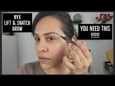 NEW 🌟 NYX Lift and Snatch Brow Pen - Espresso - its GOOD 😍 - YouTube