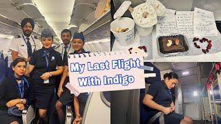 My Last Working Day with Indigo | Chennai Layover ✈| Cabin crew #indigo #indigo6e #emotional