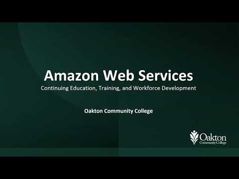 AWS Information Session | Continuing Education | Oakton Community College