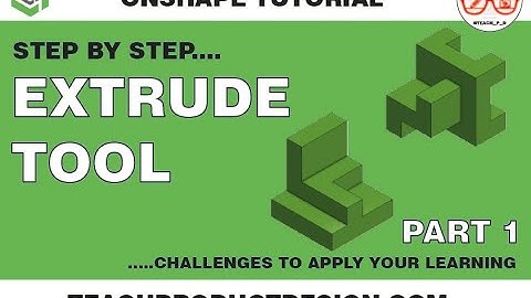BEGINNER ONSHAPE Tutorial- How to use the EXTRUDE tool? Part 1/4.