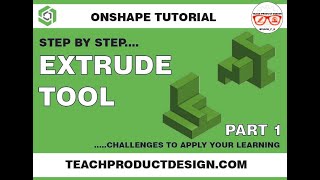 Famous BEGINNER ONSHAPE Tutorial- How to use the EXTRUDE tool? Part 1/4. Profile