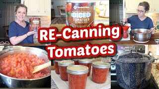 STOCK UP & SAVE MONEY BY RE-CANNING BULK TOMATOES | RE-Canning #10 Canned Tomatoes by Heart Filled Kitchen 2,692 views 2 months ago 15 minutes