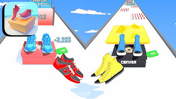 Shoes Evolution 3D ​- All Levels Gameplay Android,ios (Levels 8-10)