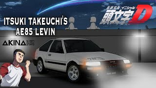 FR Legends | Itsuki Takeuchi's Detailed AE85 Levin Initial D Livery