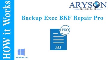 How to Restore or Extract File from Split & Compressed Windows Backup BKF File