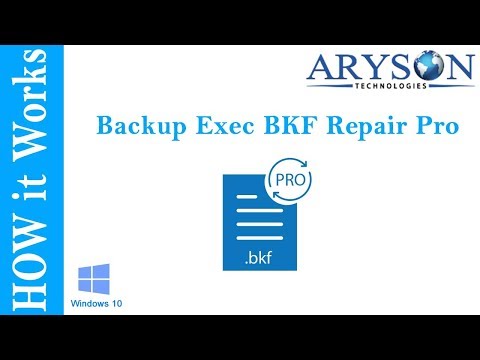 How to Restore or Extract File from Split & Compressed Windows Backup BKF File