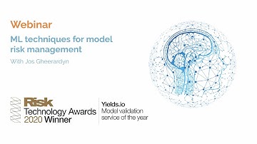 Webinar (July 7, 2020): Machine Learning techniques in Model Risk Management