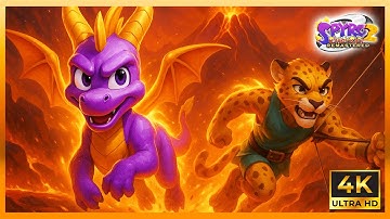 Spyro 2: Riptos Rage (PS1) 4K Remaster - Part 8 [100%] Walkthrough