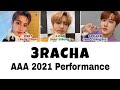 Stray Kids 3RACHA (스트레이키즈 쓰리라차) - AAA 2021 Performance [HAN|ROM|ENG Color Coded Lyrics]