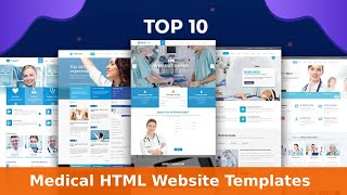 Top 10 Medical HTML Website Templates | Best Selling Medical Web Templates | Wpshopmart