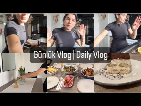 MUTFAK VLOG | Akşam menüsü🍴, Alışveriş , rutin ev temizliği 🏠, araba sürprizi🚗 , misafir sofrası