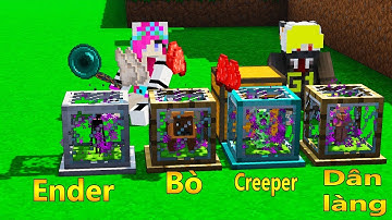 CHẾ TẠO THÀNH  CÔNG CHIẾC HỘP ĐỰNG QUÁI VẬT CÙNG NOOB YETI BOX MONSTER MINECRAFT