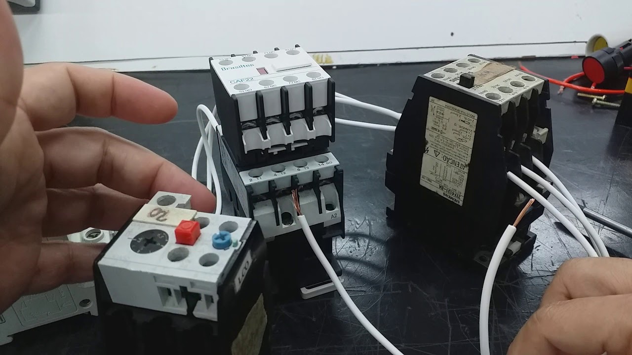 Como montar o circuito de força de uma Partida Direta com reversão?