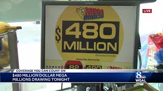 Mega Millions jackpot hits $480 million