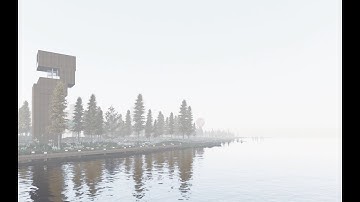 CgsorealCom Landscape Design RV Camp Animation D5 Render