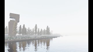 CgsorealCom Landscape Design RV Camp Animation D5 Render