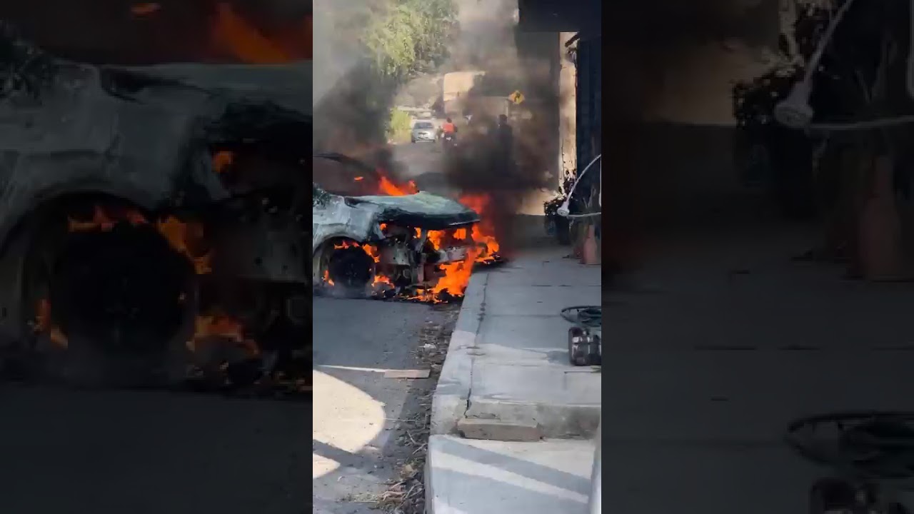MOMENTO EXACTO BLOQUEÓ DE CARRETERAS EN NAYARIT 