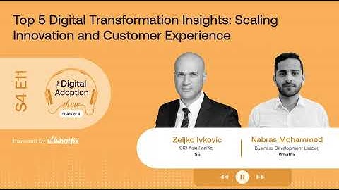 Top 5 Digital Transformation Insights: Scaling Innovation and Customer Experience | Podcast