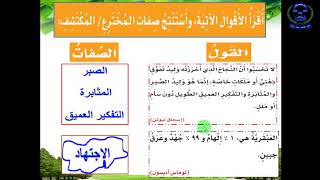 مدخل الوحدة الرابعة مخترعون ومكتشفون لغتي خامس دولي20 7 1441هـ