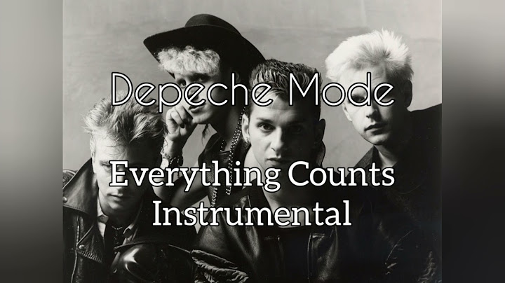 Everything Counts Instrumental version - Instrumental performance video thumbnail