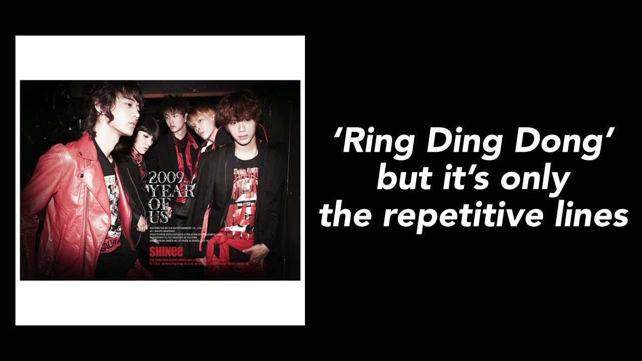 SHINee (샤이니) - 'Ring Ding Dong (링딩동)' (Color Coded Lyrics Eng/Rom/Han/가사) -  YouTube