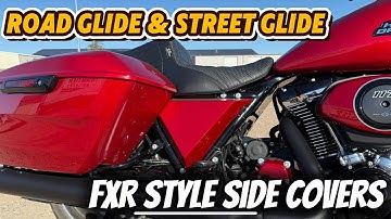 2024+ Road Glide & Street Glide FXR Side Covers - Color Matched