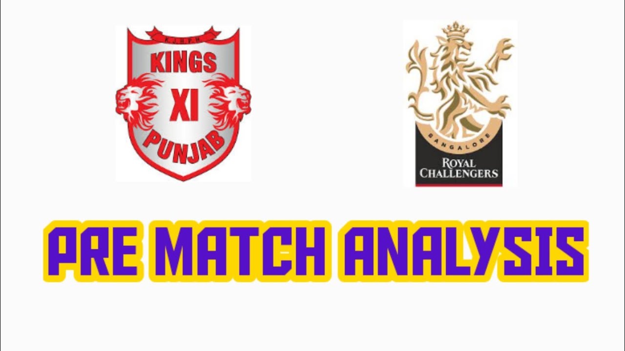 IPL PRE MATCH ANALYSIS | KXIP VS RCB | DREAM 11 IPL 2020 | MATCH 6 ...