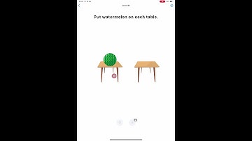 Easy Game - Brain Test Level 81 - Put watermelon on each table