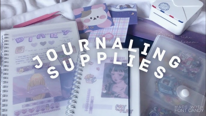 my favorite anime journal supplies! + a mini journal with me!✨ 