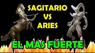 SAGITARIO vs ARIES ¿quién es el más fuerte? signo poderoso peligroso del zodiaco universo mundo gana