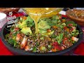 🔴Ensalada de Lentejas Deliciosa Acompañada con Pollo Asado