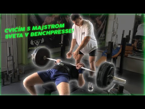 Cvičím s majstrom sveta v tlaku na lavičke ! 200kg v 16rokoch :O