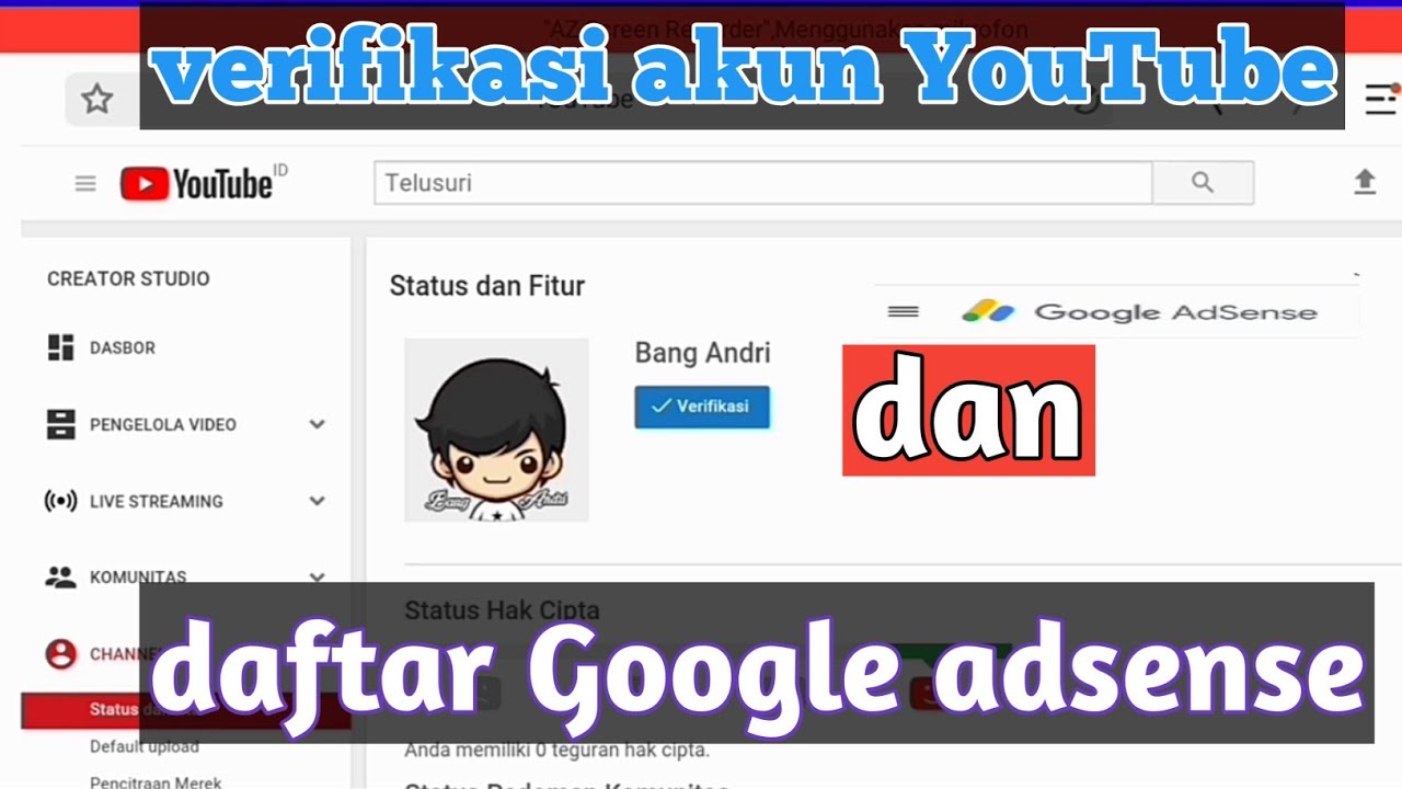Daftar Adsense Akun YouTube: Panduan Lengkap untuk Monetisasi Video Anda
