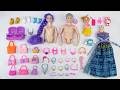 24 Minutes Satisfying with Unboxing Barbie Family Playset, Doll Dressup Set Toys ASMR | Review Toys