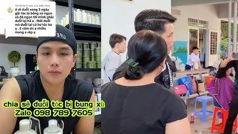 Chia Sẻ tóc duỗi bị bung xù #trungmaster #đàotạonghề #hairstyle