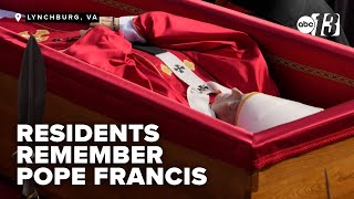 Pope Francis remembered for humility and compassion by Lynchburg Catholics