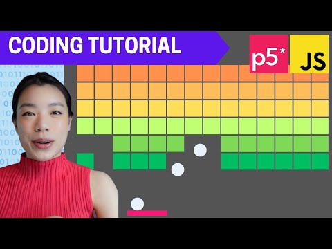 p5.js Coding Tutorial | Brick Breaker