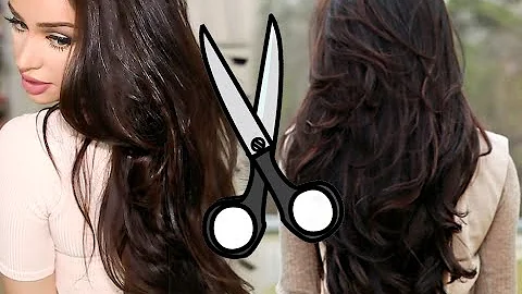 How I Cut Layers in My Hair AT HOME!