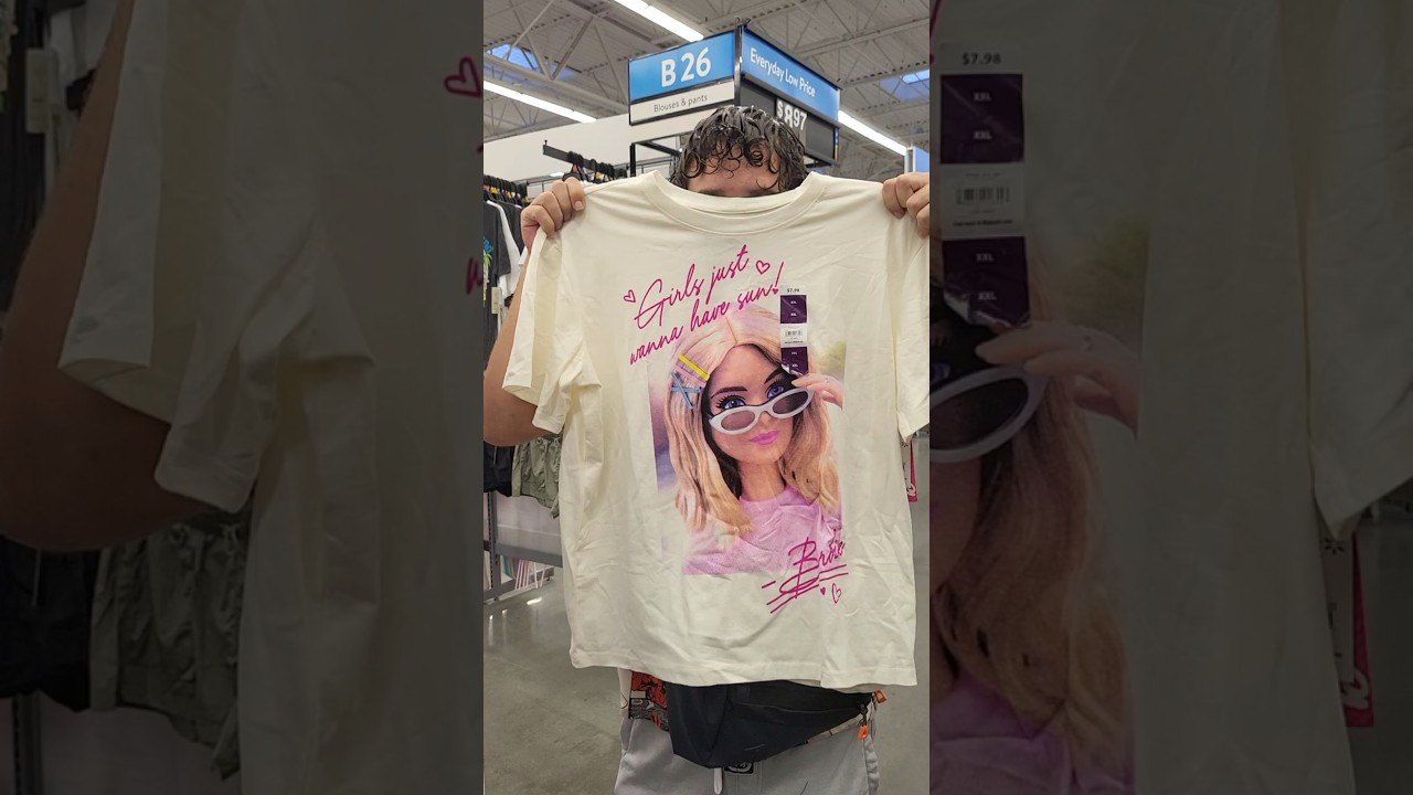 BARBIE GRAPHIC T-SHIRT $7.98 - "GIRLS JUST WANNA HAVE SUN" - BARBIE FANS - GREAT GIFT IDEAS