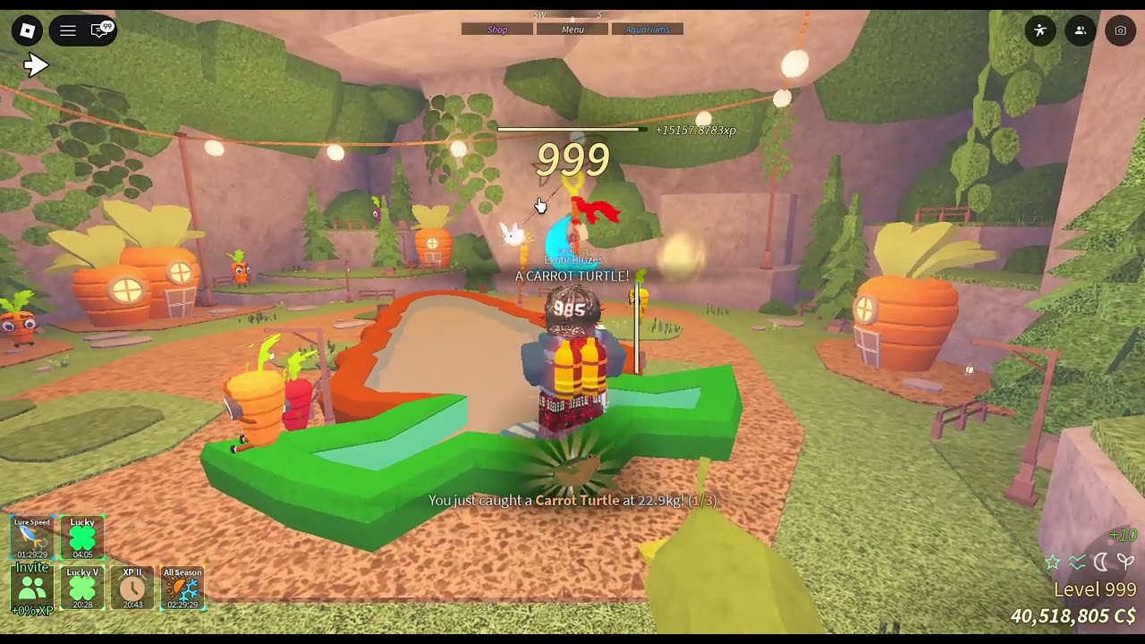 Level 1000 and getting Onirifalx in Fisch Roblox #roblox #fisch