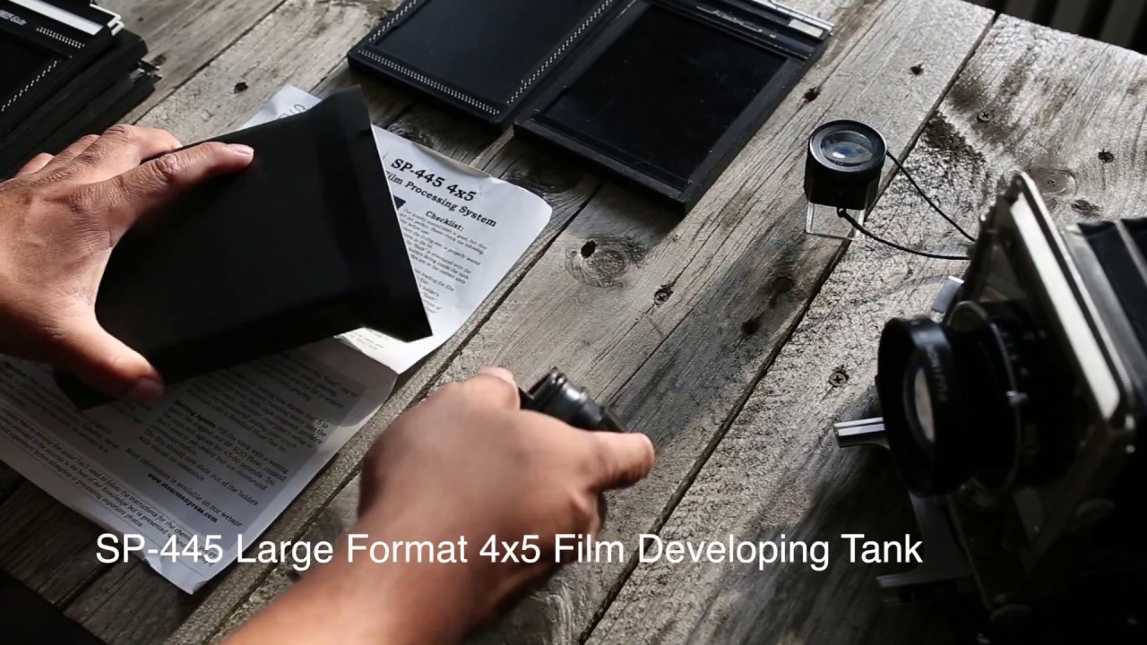 SP-445 Compact 4x5 Film Processing System. - YouTube