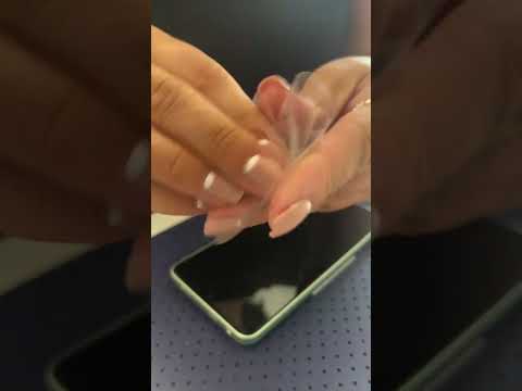 ASMR Screen protector change #protection #smartphone #iphone #Google