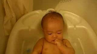 Aiden take a bath