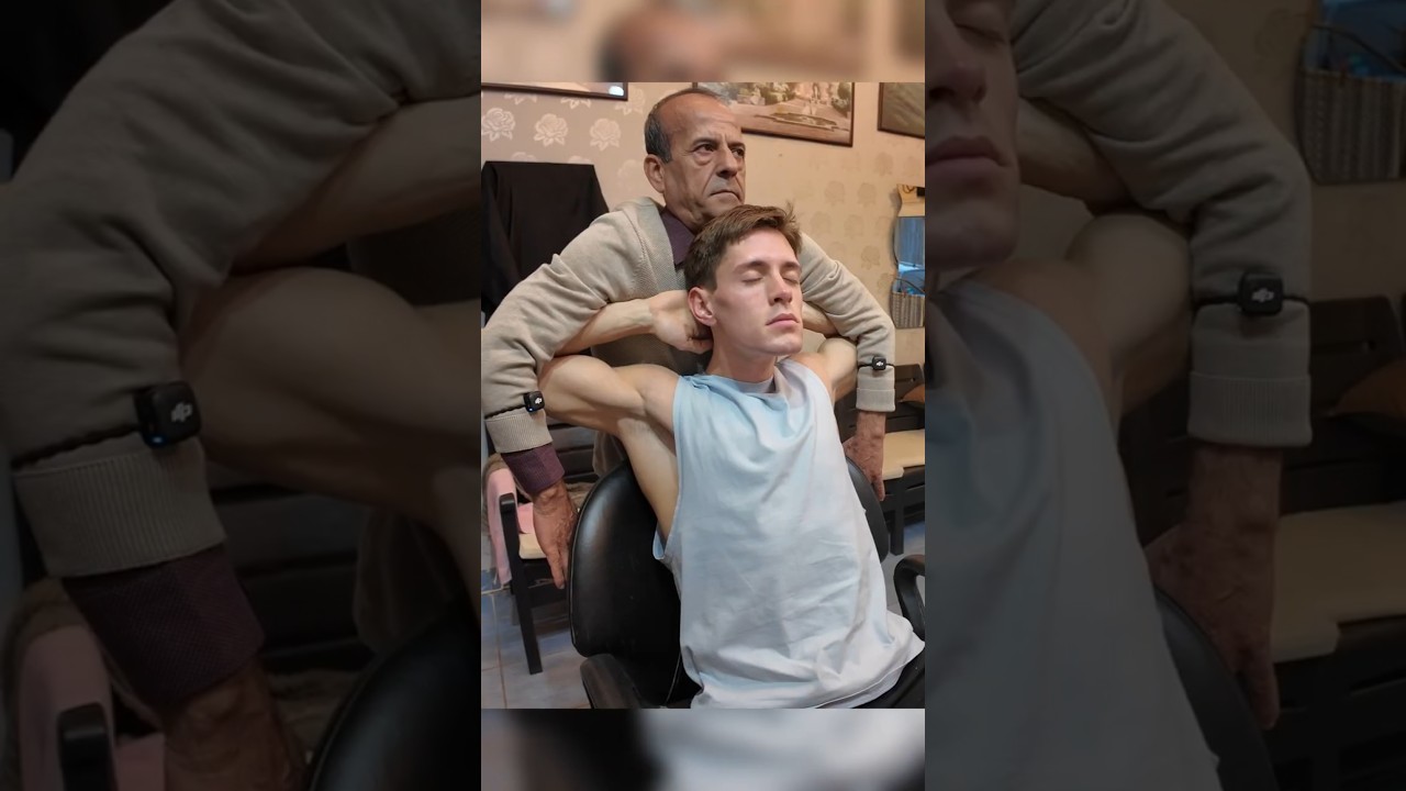 ASMR Came for a Haircut... Stayed for This #massage #relax #barber