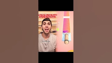 When you ONLY show up for the Final Exam #shorts