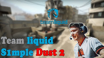 Team Liquid s1mple playing CS:GO ESEA on dust 2 (twitch stream)