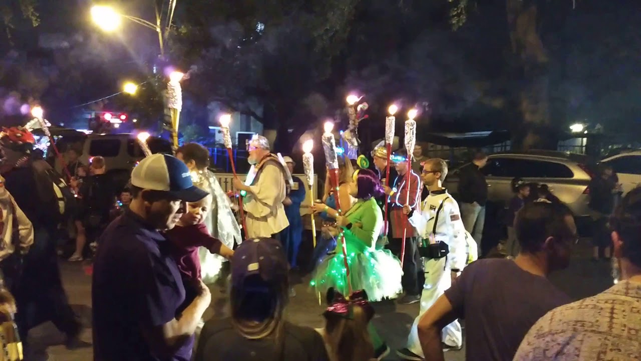 2019 Mardi Gras, Southdowns parade March 1 Baton Rouge La. Dancing