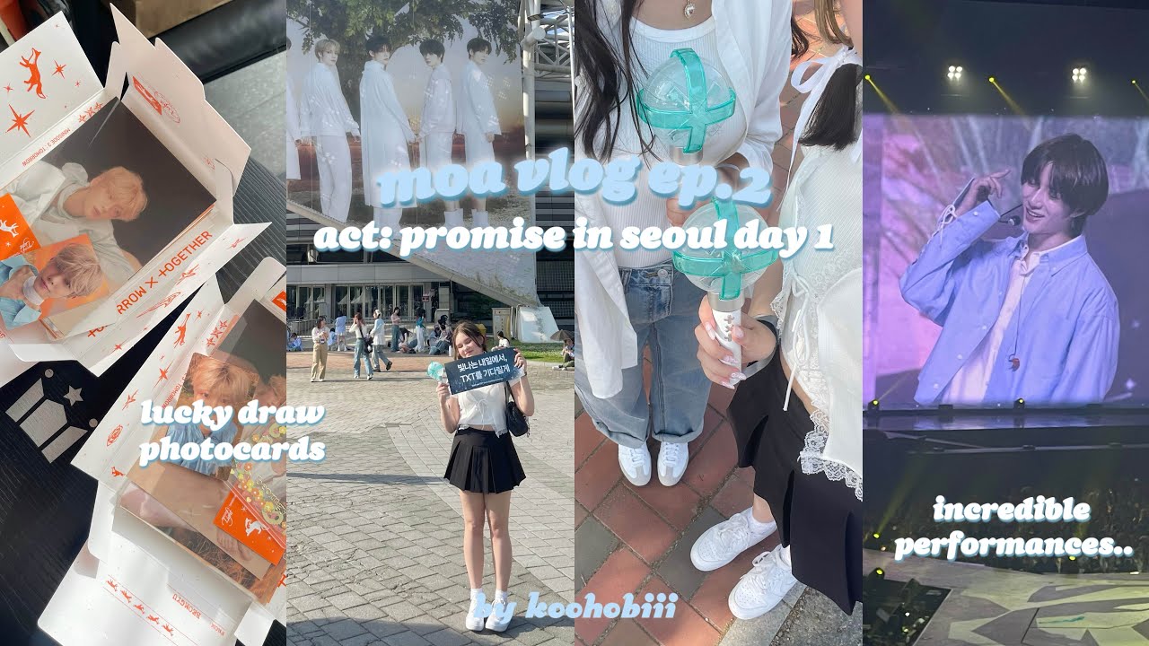 vlog ep.8: концерт тхт в сеуле, много новых карт, немного о кпоп концертах в корее