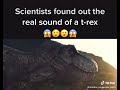 scientists found out the real sound of t-rex 🤯🤯